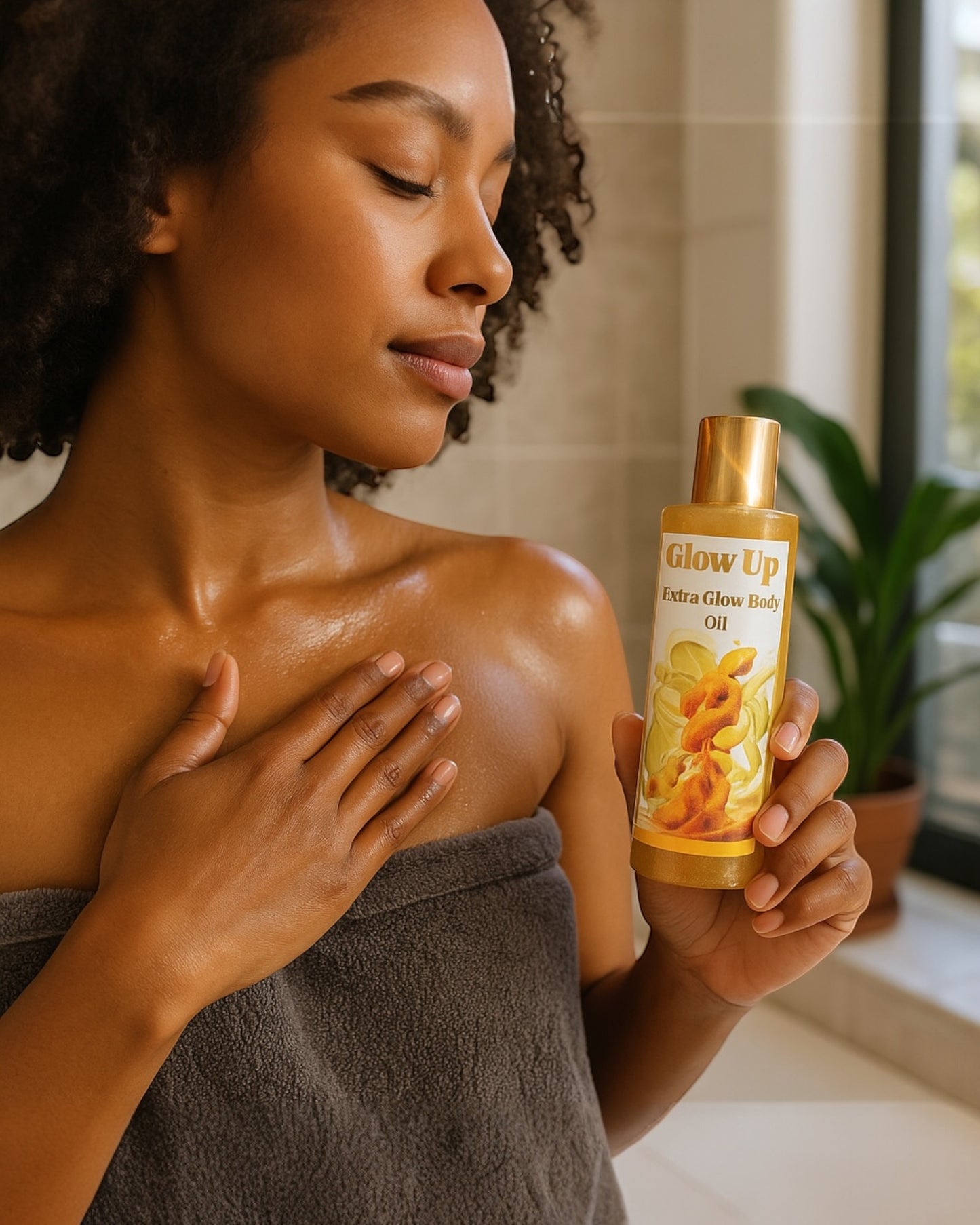 SLB Market Glow Up Extra Glow Body Oil for Radiant Skin