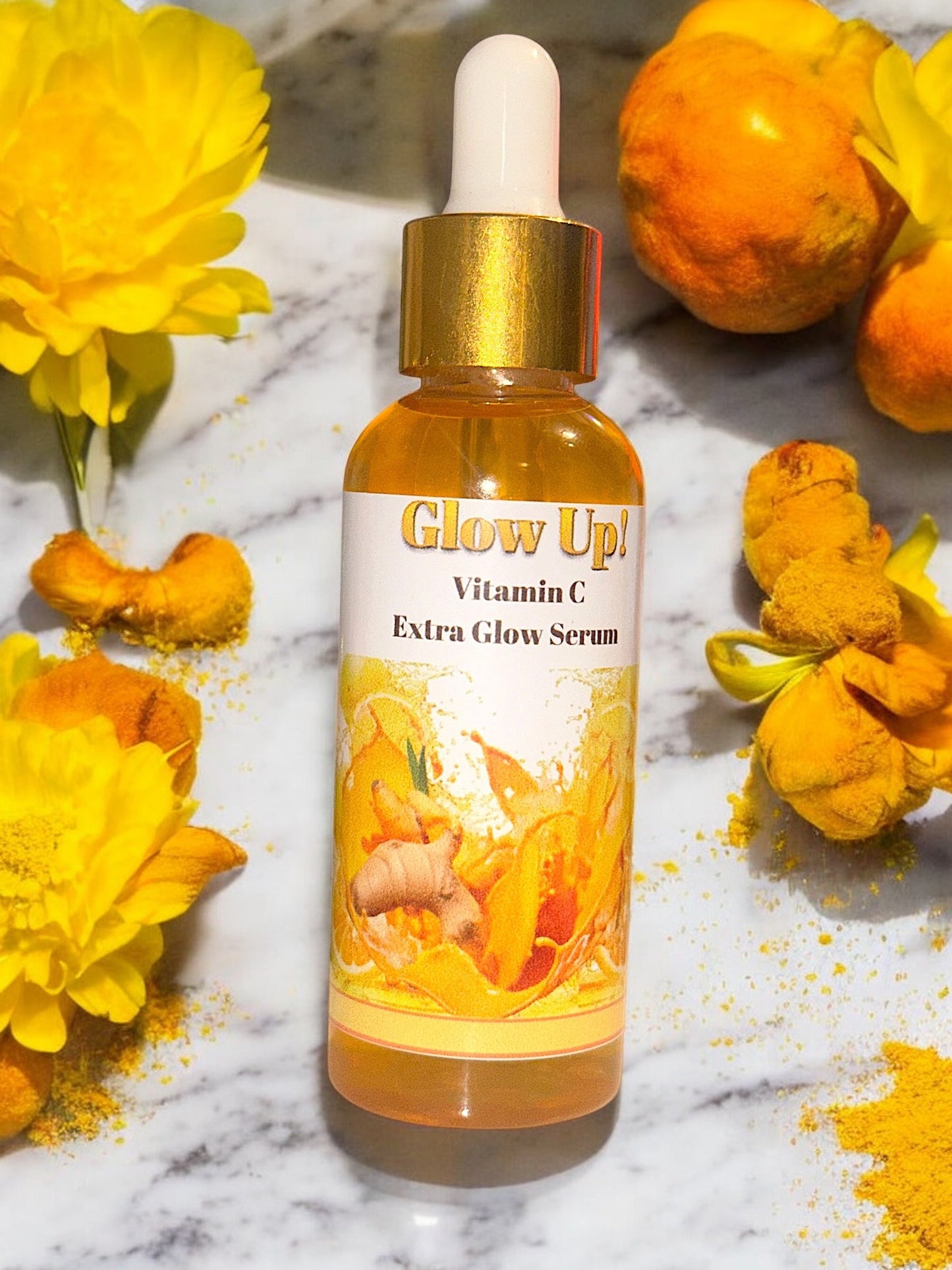 Vitamin C Face Serum - Brightening Serum with Turmeric & Lemon