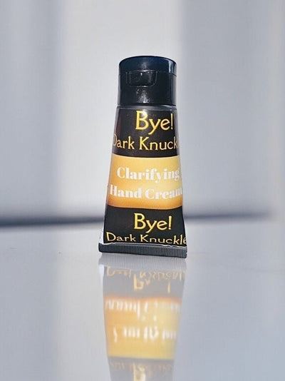 SLB Market Bye! Dark Knuckles Clarifying Hand Cream for Dark Spots in a sleek tube design