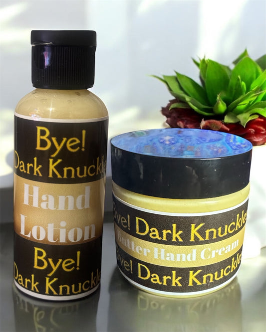 SLB Market Bye! Dark Knuckle Cream and Hand Lotion for moisturizing and soothing dry skin