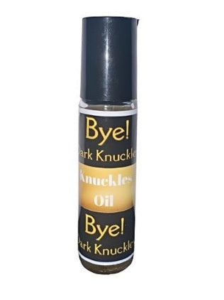 Bye! Dark Knuckles Treatment Oil in a roll-on bottle for effective skin brightening