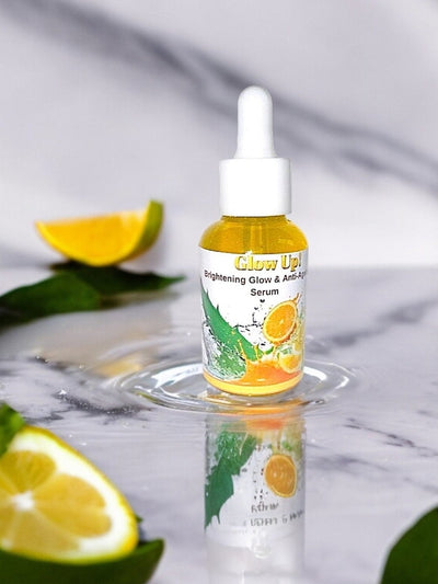 SLB Market Brightening Anti-Ageing Serum with citrus extracts for glowing, youthful skin
