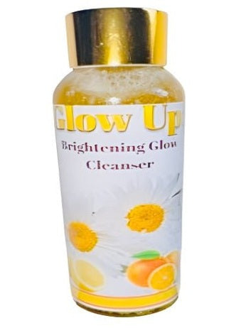 SLB Market vitamin infused brightening cleanser in a bottle with citrus fruits design for radiant skin