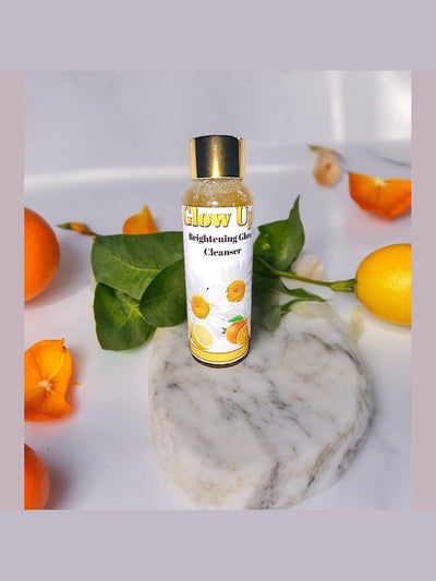 Glow Up Vitamin Infused Brightening Cleanser with Floral and Citrus Elements for Radiant Skin