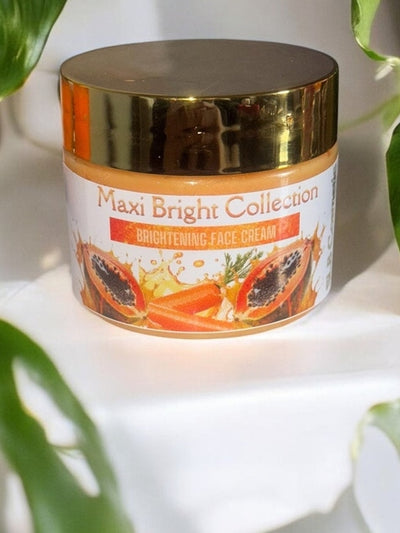 Maxi Bright Collection Brightening Face Cream with Papaya Extract Face Cream for luminous skin