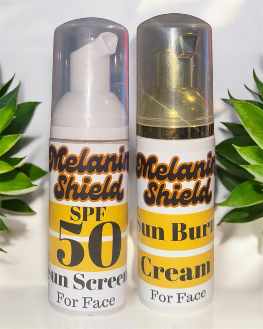 Melanin Shield SPF 50 Sun Protection Cream Duo for Face, ideal for effective sun protection